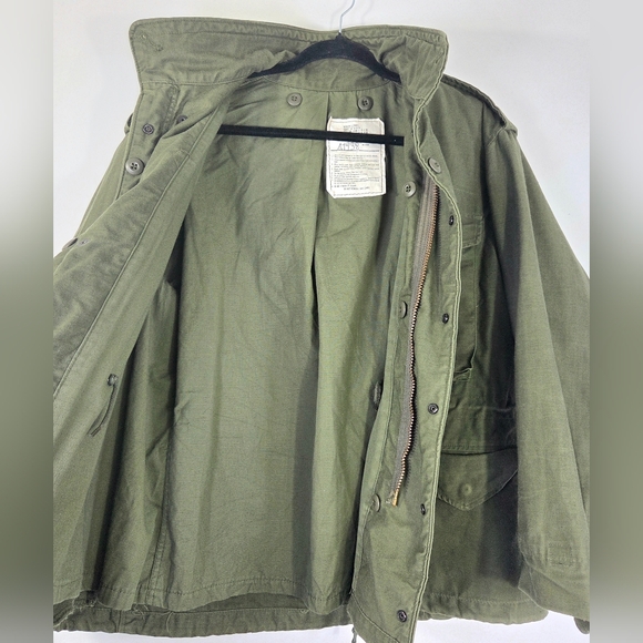 RARE VINTAGE ALPHA INDUSTRIES M-65 MILITARY FIELD JACKET. - Picture 3 of 6